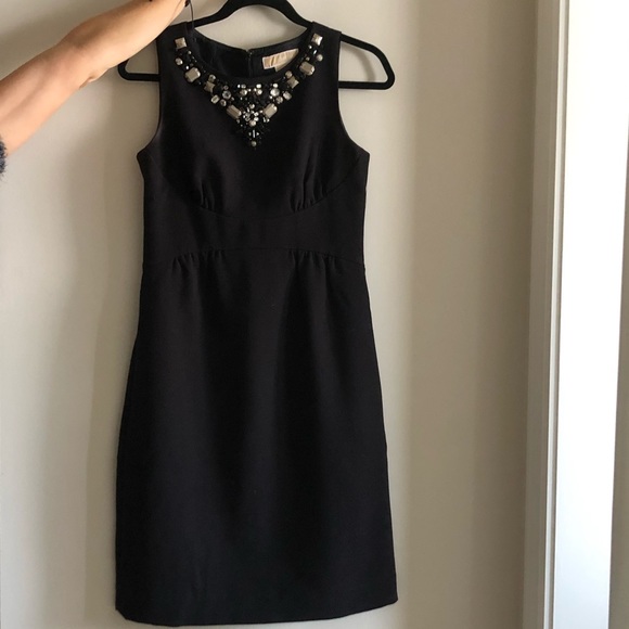 MICHAEL KORS DRESS BLACK WITH JEWELS - Picture 1 of 6